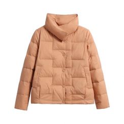 4Pcs Womens Winter Trapezoidal Collar Down Jacket