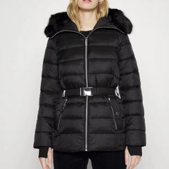 Womens Fashion Waist Slim Down Jacket