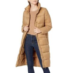 8Pcs Womens Collar Lightweight Long Down Jacket